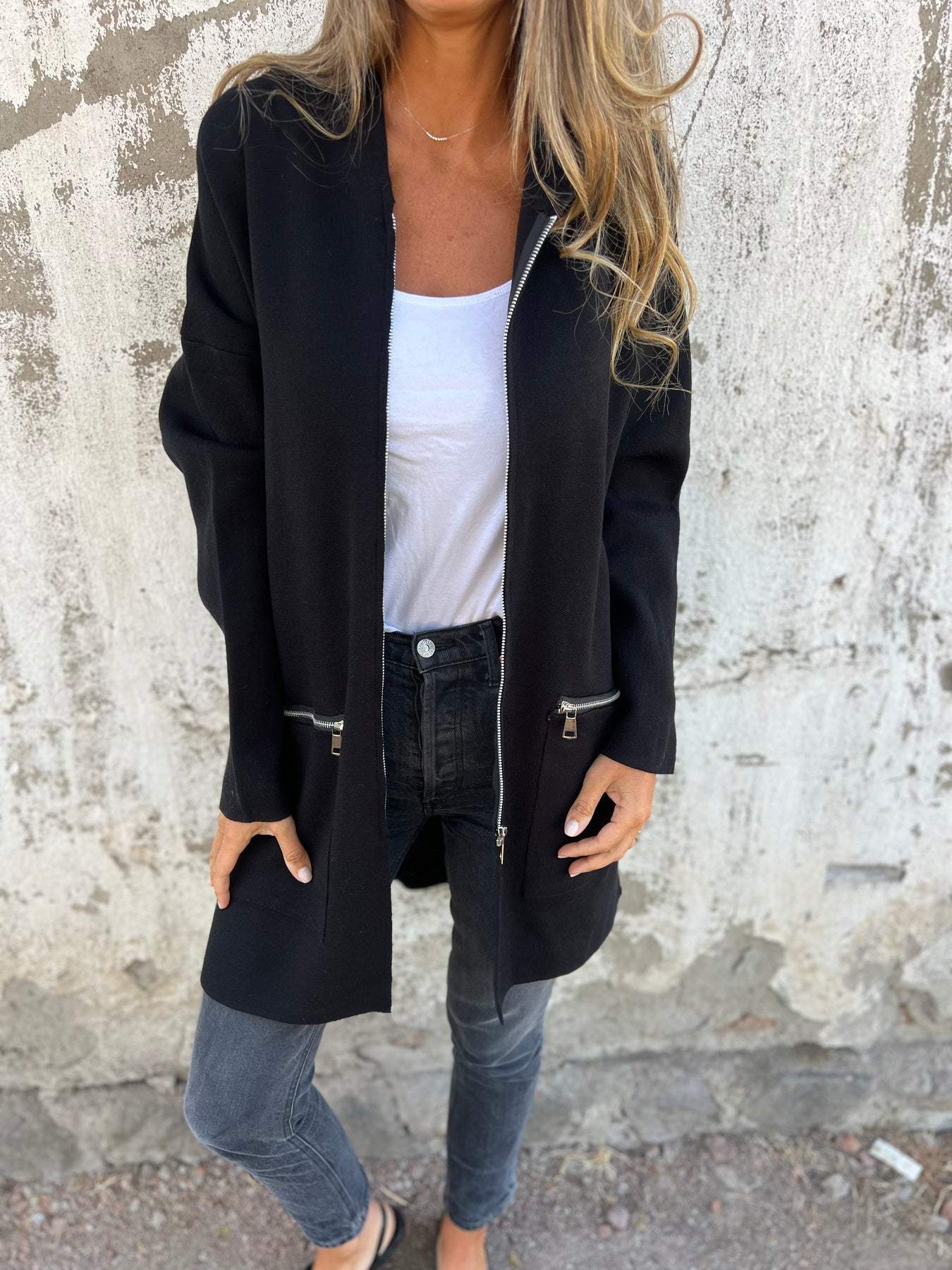 Danielle | Women's Hooded Long Coat - Image 5