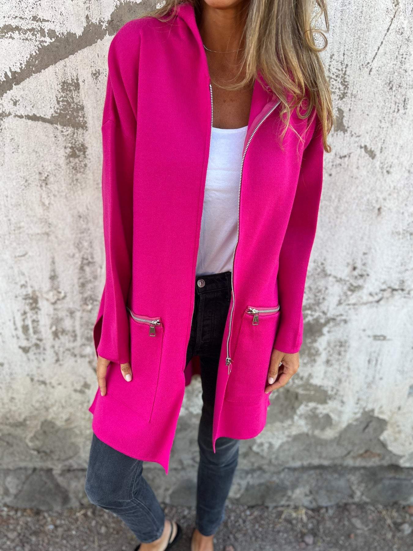 Danielle | Women's Hooded Long Coat - Image 13