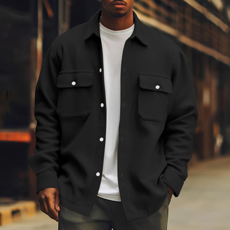 Dominic | Men's Button-Down Jacket - Image 1
