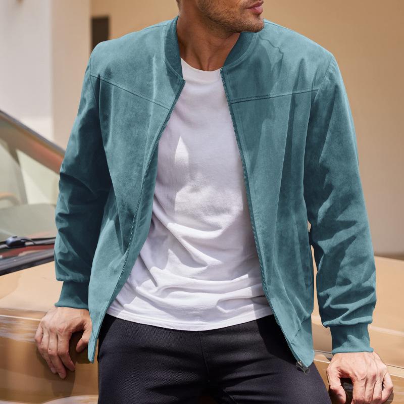 Angus | Men's Bomber Zip-Up Jacket - Image 9