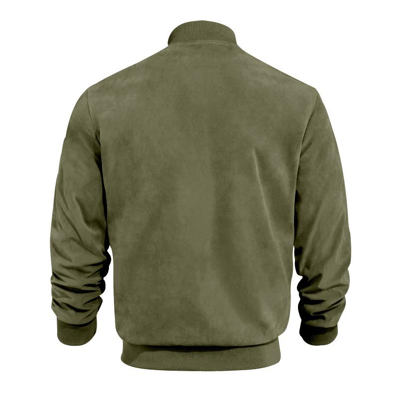 Angus | Men's Bomber Zip-Up Jacket - Image 2