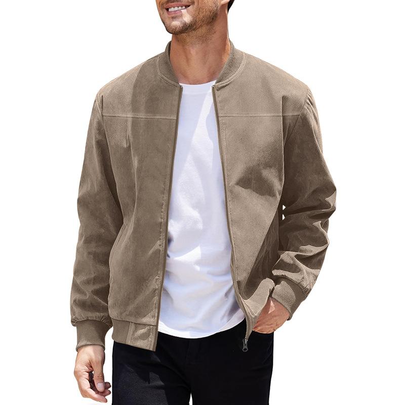 Angus | Men's Bomber Zip-Up Jacket - Image 12
