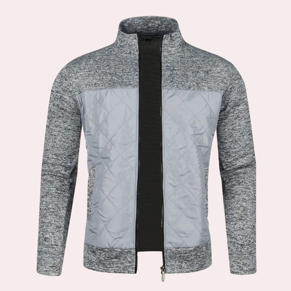 Vincent | Men's Quilted Casual Jacket - Image 6