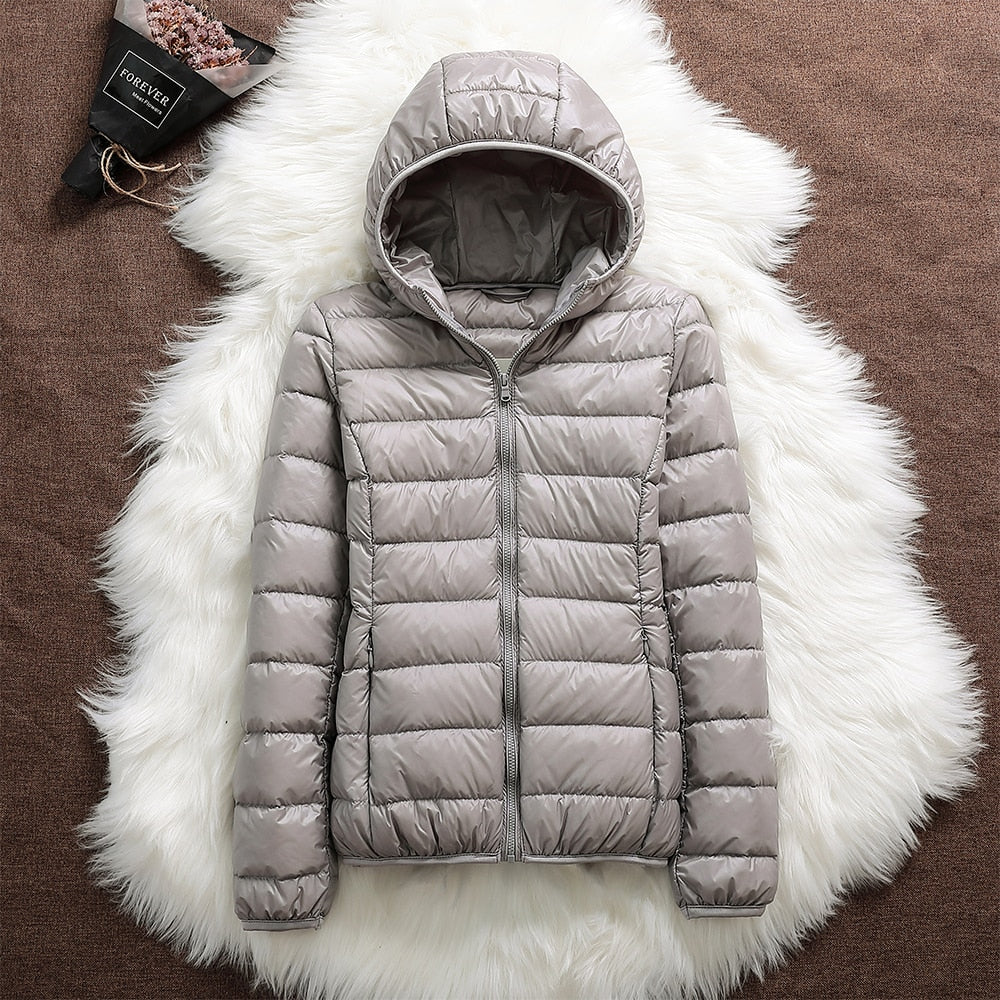 Kelsey | Women's Hooded Lightweight Puffer Jacket - Image 13