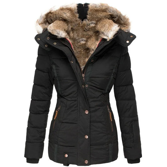 Michele | Women's Hooded Puffer Jacket - Image 1