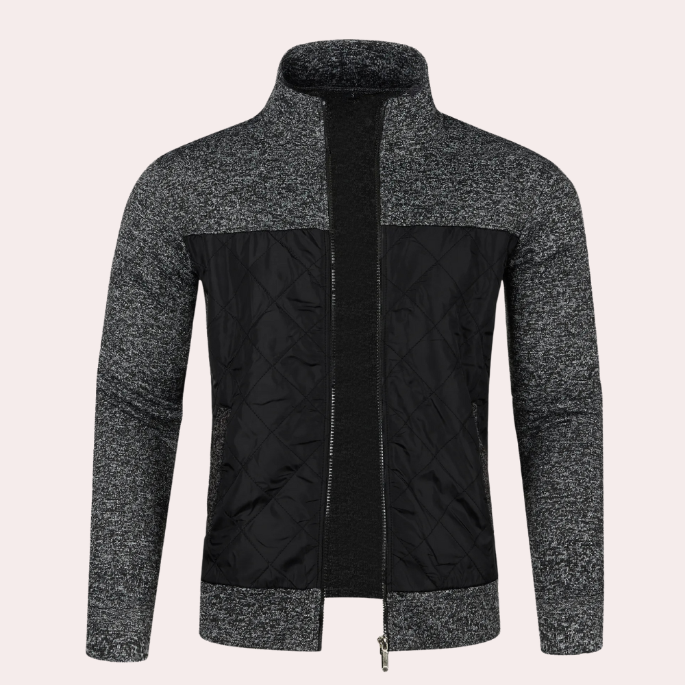 Vincent | Men's Quilted Casual Jacket - Image 8