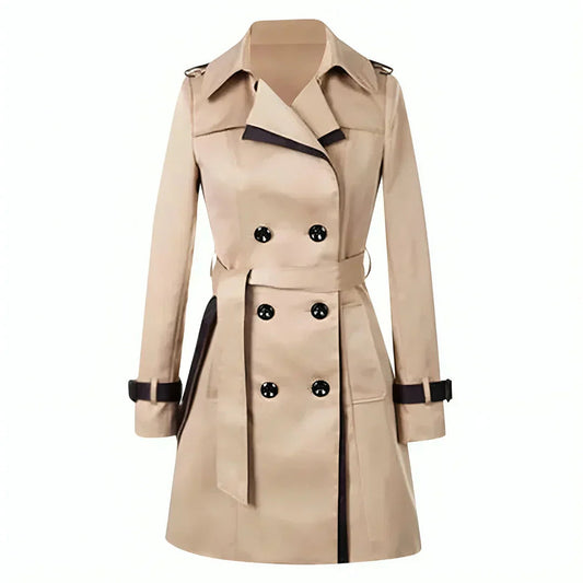 Image of Marjorie | Women's Double Breasted Trench Coat