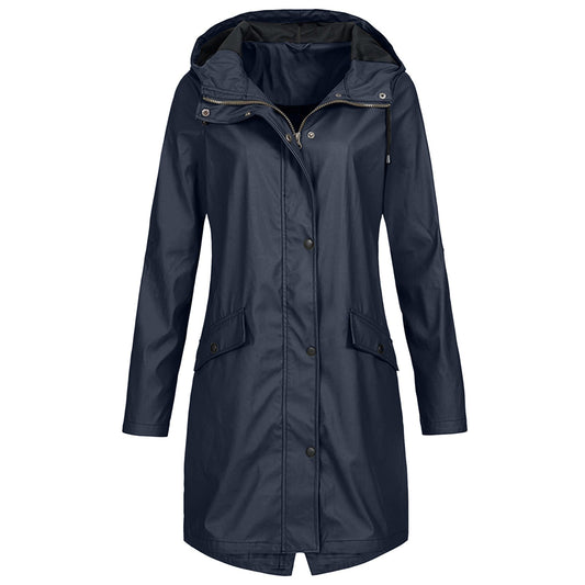Image of Michelle | Women's Hooded Mid-Length Coat