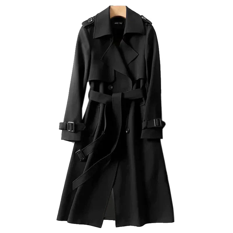 Leah | Women's Belted Double-Breasted Trench Coat - Image 2