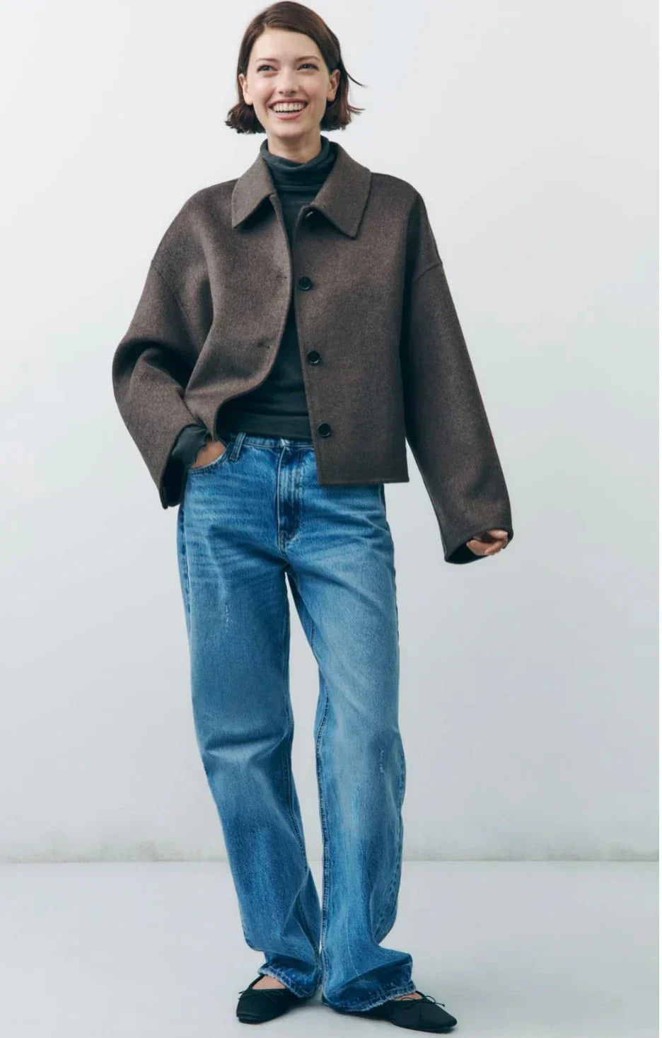 Marina | Women's Oversized Coat - Image 2