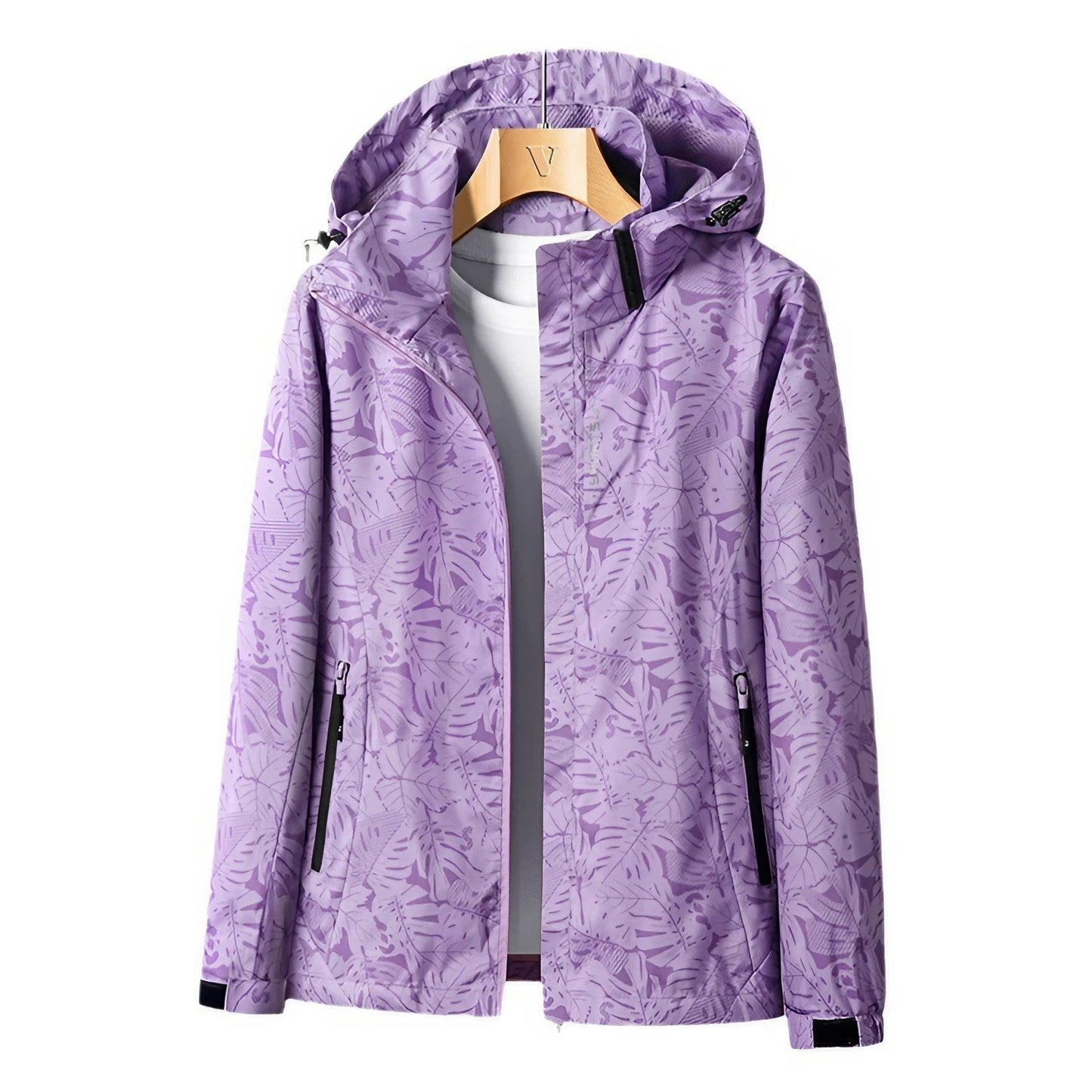 Eileen | Women's Floral Hooded Jacket - Image 17
