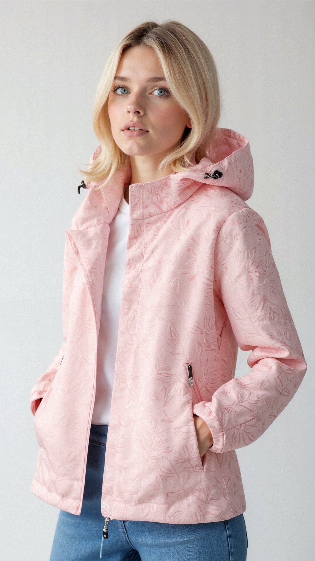 Eileen | Women's Floral Hooded Jacket - Image 6