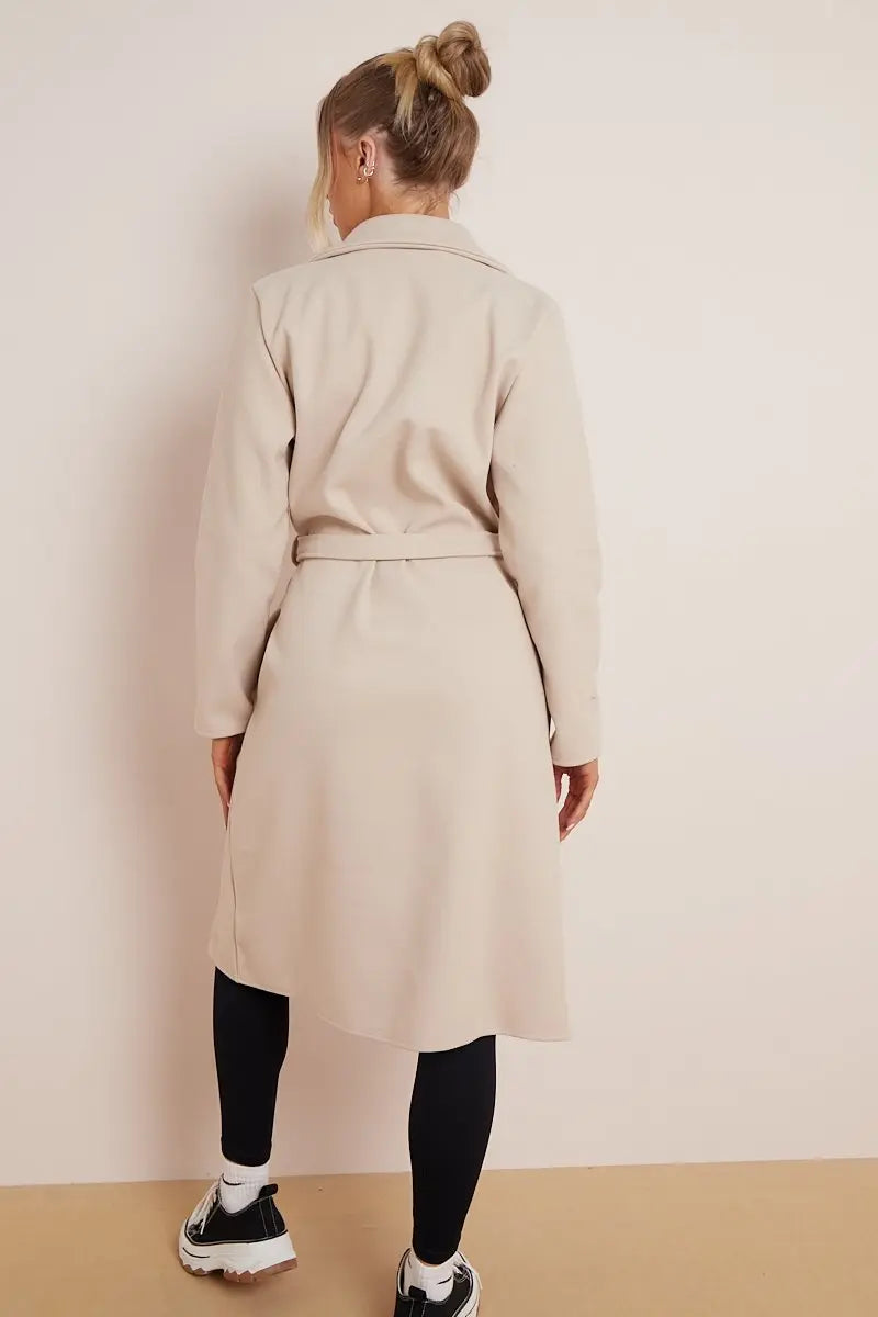 Image of Naomi | Women's Double-Breasted Long Coat