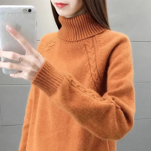 Liliana | Women's Turtleneck Knit Sweater - Image 7