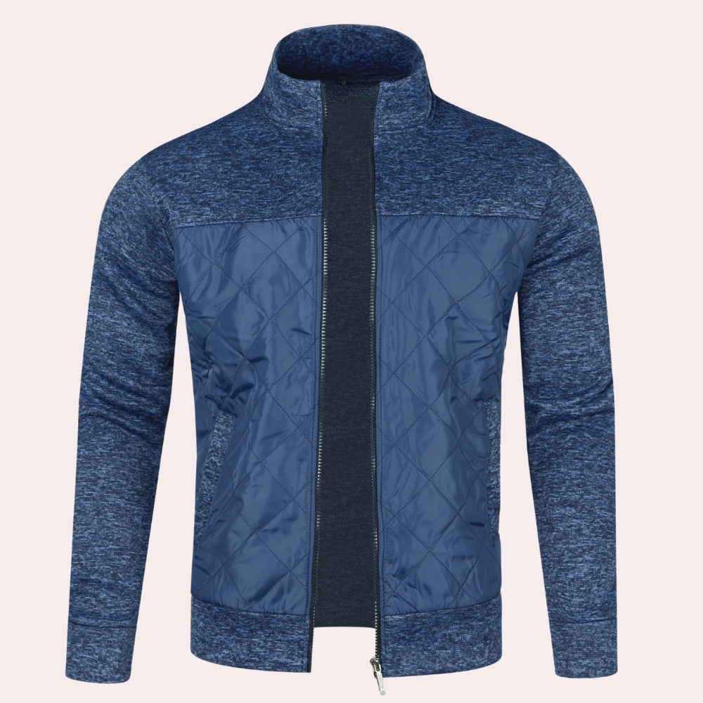 Vincent | Men's Quilted Casual Jacket - Image 7