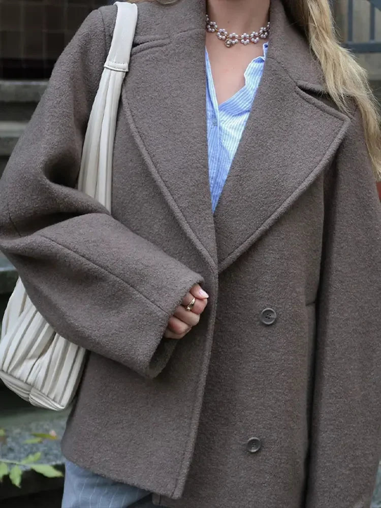 Image of Sarah | Women's Oversized Double-Breasted Coat