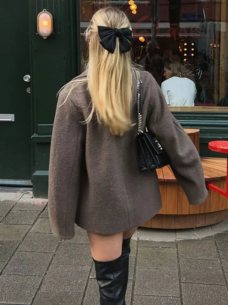 Image of Sarah | Women's Oversized Double-Breasted Coat