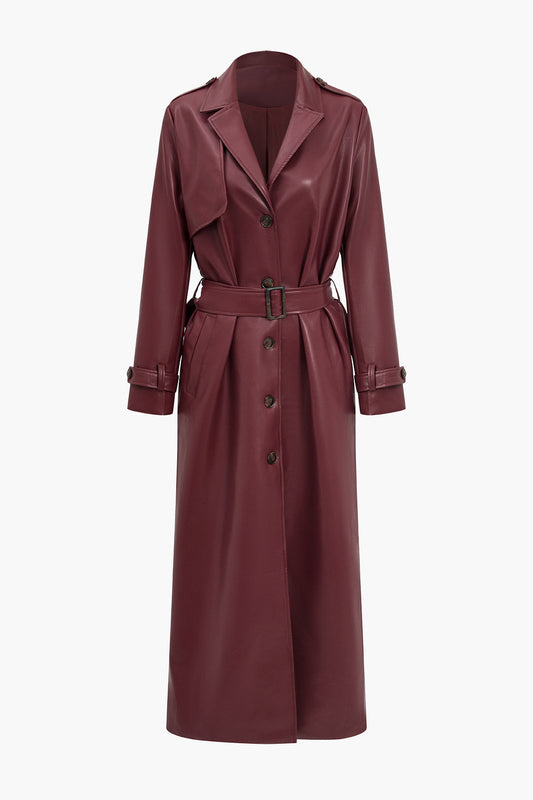 Image of Sienna | Women's Long Belted Trench Coat