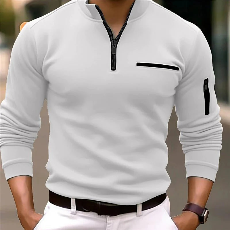 Dexter | Men's Quarter Zip Sweater - Image 4