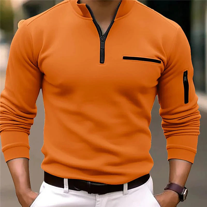 Dexter | Men's Quarter Zip Sweater - Image 3