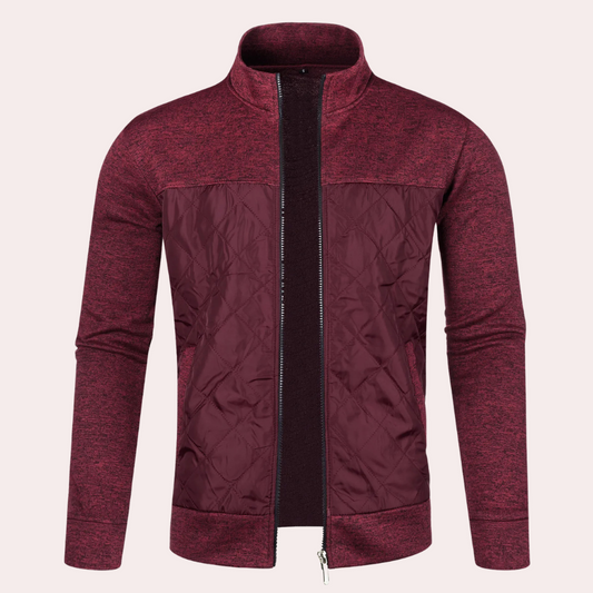 Vincent | Men's Quilted Casual Jacket - Image 1