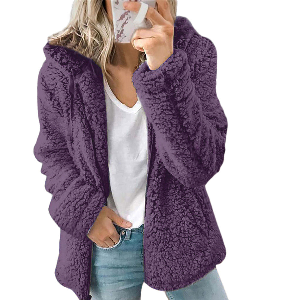 Ariel | Women's Hooded Open Front Jacket - Image 1