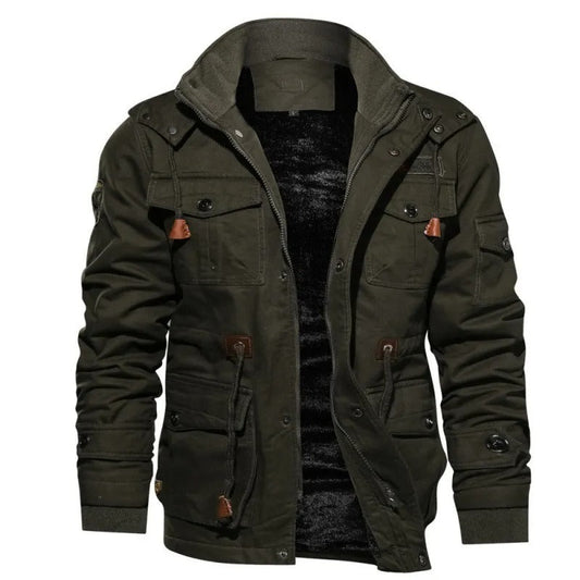 Rory | Men's Military Full Zip Jacket - Image 1