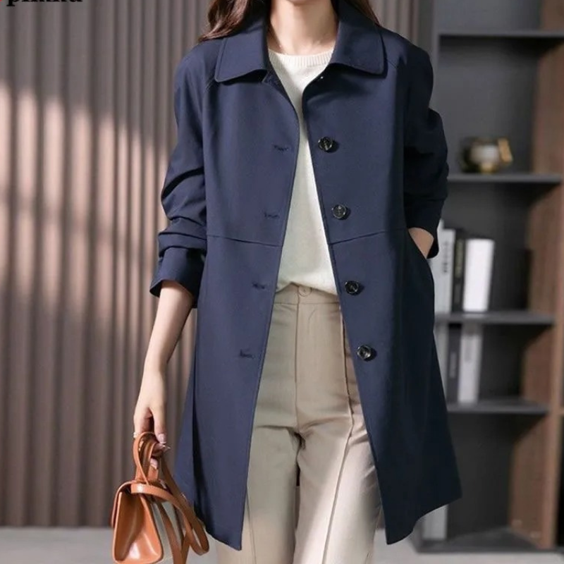 Image of Vicki | Women's Button Front Long Coat