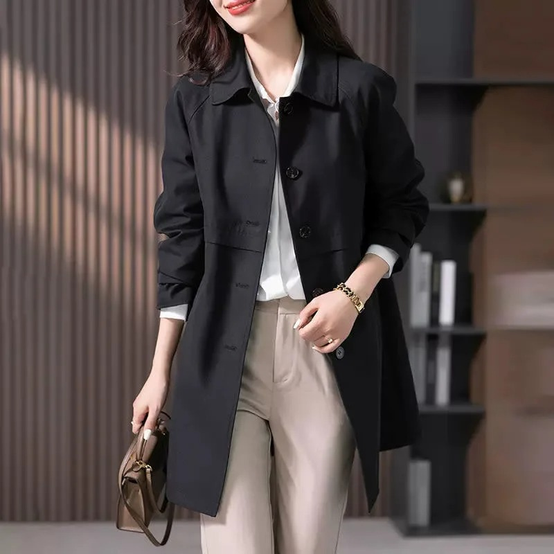 Image of Vicki | Women's Button Front Long Coat