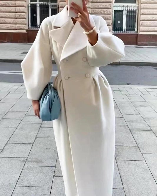 Image of Vicki | Women's Double-Breasted Long Coat