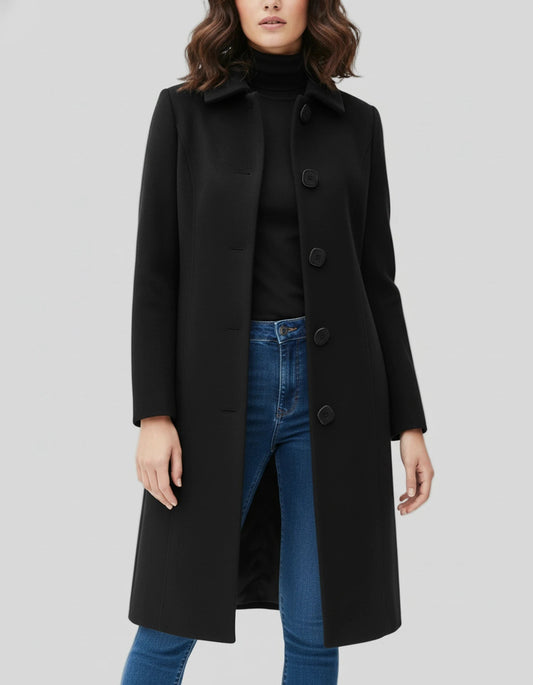 Image of Vivian | Women's Long Button Front Coat