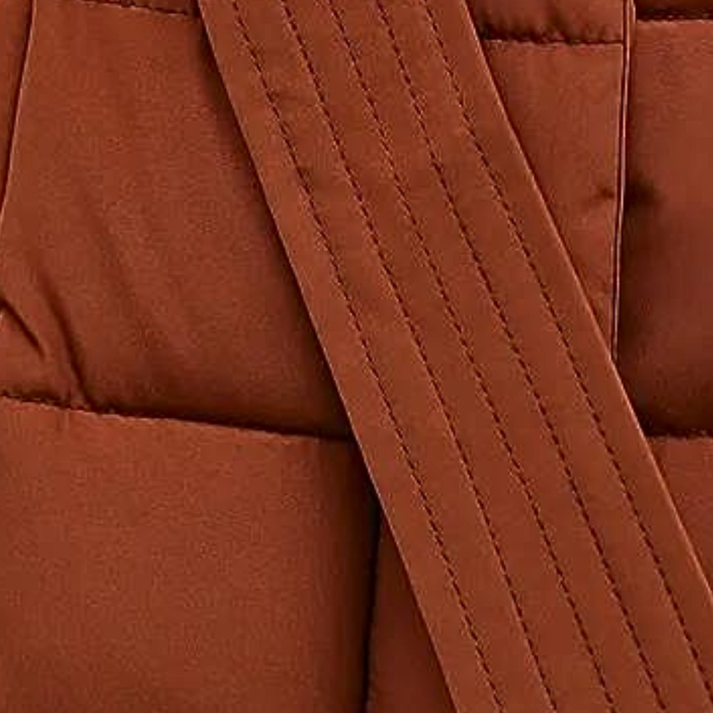 Mae | Women's Belted Long Puffer Coat - Image 3