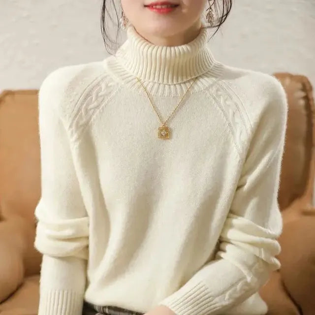 Liliana | Women's Turtleneck Knit Sweater - Image 8