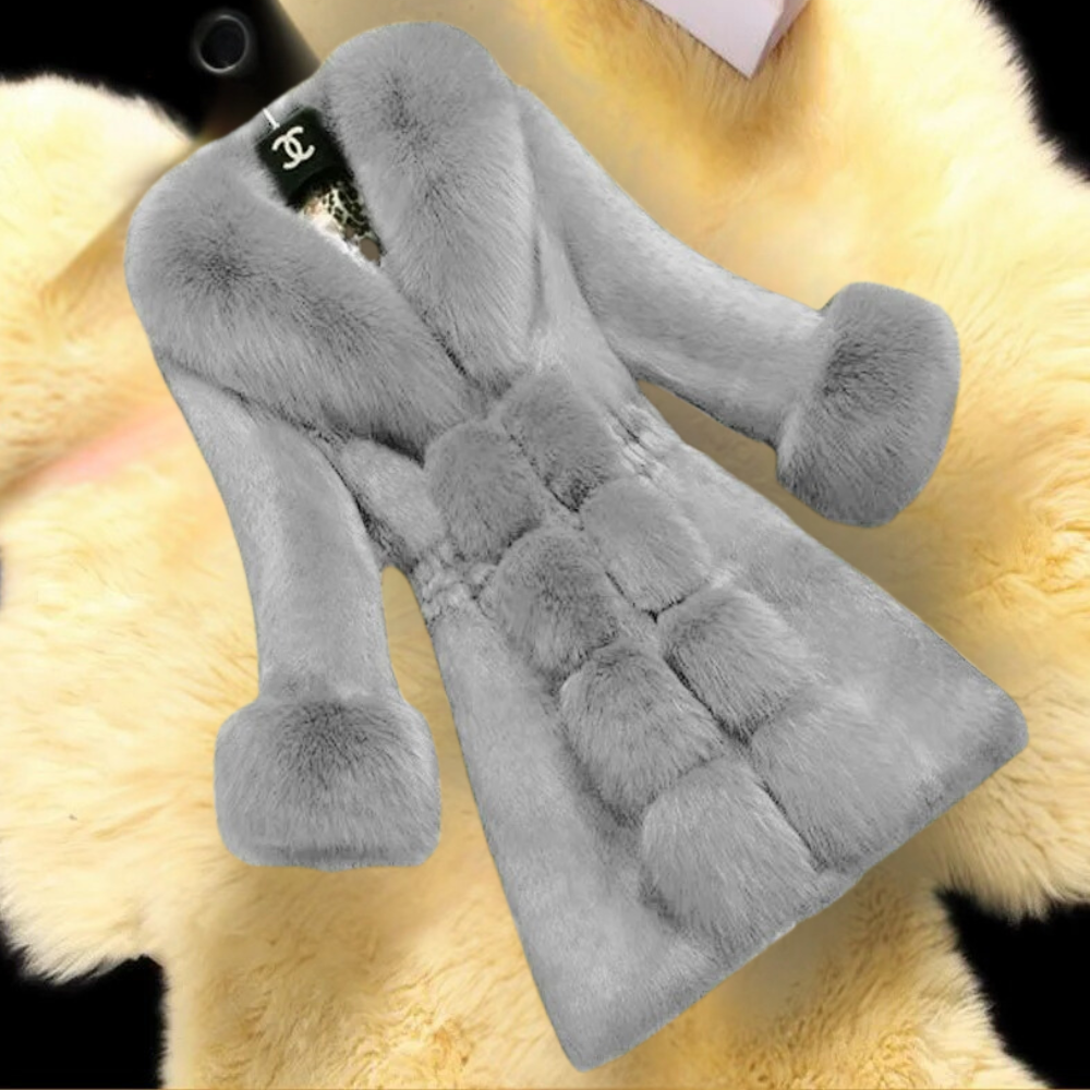 Lisa | Women's Long Faux Fur Coat - Image 1